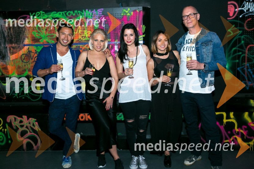  Joel Loyo, oblikovalec;  Manja Stević Plesnar, voditeljica, Big Brother;  Jana Morelj, radijska in TV voditeljica;  Lejla Kekić, Centralna postaja Ljubljana;  Uroš Smolej, igralecSlovenia`s Next Best Drag 2016