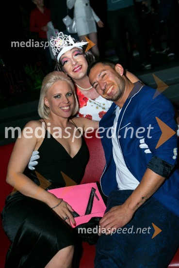  Manja Stević Plesnar, voditeljica, Big Brother;  ... ;  Joel Loyo, oblikovalecSlovenia`s Next Best Drag 2016