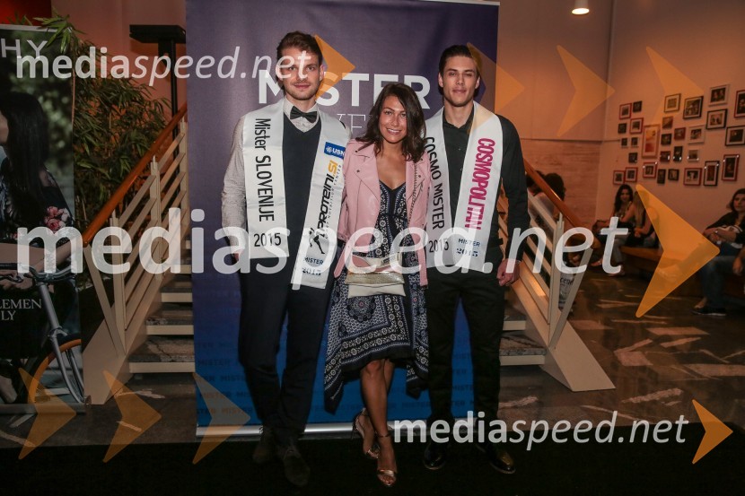 Matjaž Lesjak, Mister Slovenije 2015;  ... ;  Matjaž Mavri Boncelj, Mister Cosmo 2015Mister Slovenije 2016 je Tilen Grah
