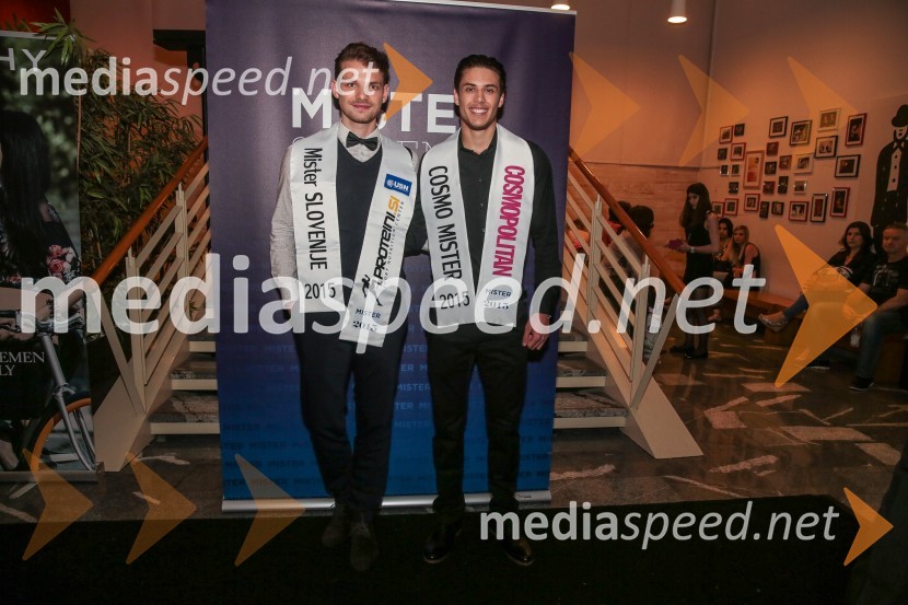  Matjaž Lesjak, Mister Slovenije 2015;  Matjaž Mavri Boncelj, Mister Cosmo 2015Mister Slovenije 2016 je Tilen Grah