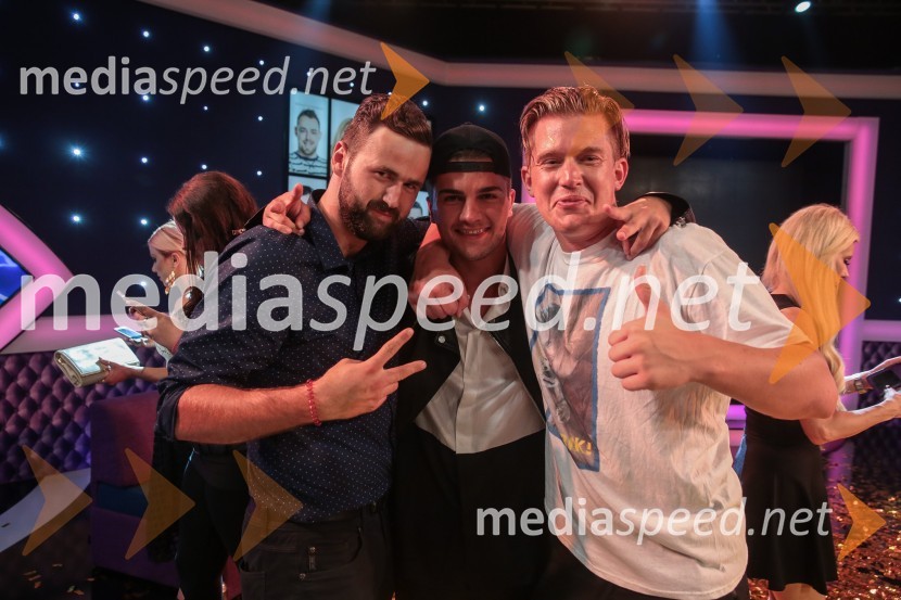  Filip Erhatič, udeleženec šova Big Brother;  Jasmin Cerić, udeleženec šova Big Brother;  Erik König, udeleženec šova Big BrotherZmagovalka šova Big Brother 2016 je Mirela Lapanović