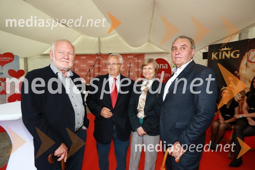  ... ;  Tone Hočevar, TV voditelj in dolgoletni novinar časopisa Delo;  ... ;  Bojan Budja, odgovorni urednik dnevnika Slovenske novice 25 let Slovenskih novic in predstavitev revije Suzy