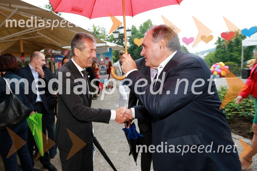  Stojan Petrič, predsednik sosveta Kolektor Group d.o.o.;  Bojan Budja, odgovorni urednik dnevnika Slovenske novice 25 let Slovenskih novic in predstavitev revije Suzy