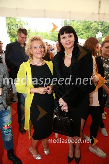  Maria Anselmi, direktorica Bisnode; mag. Andreja  Jernejčič, direktorica podjetja Lin&Nil25 let Slovenskih novic in predstavitev revije Suzy