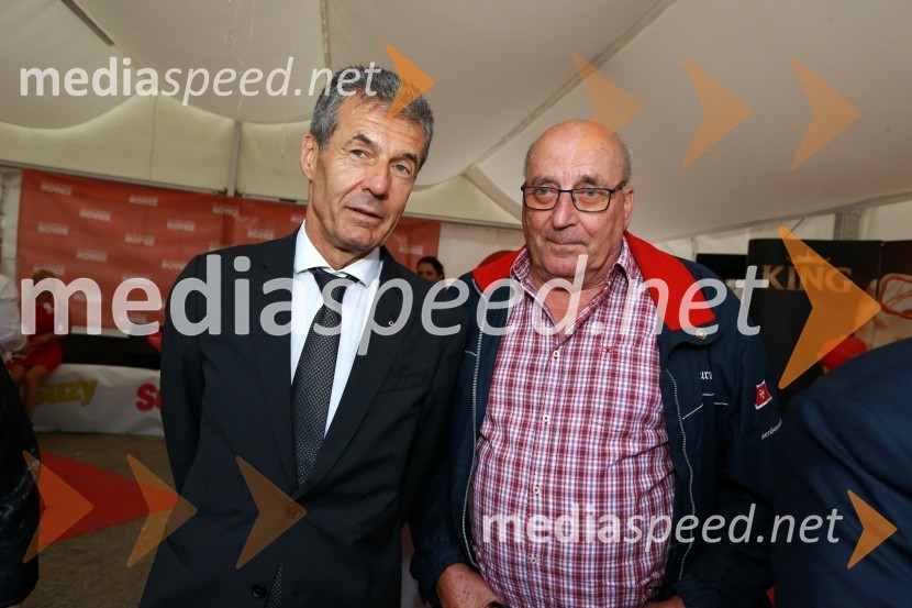  Stojan Petrič, predsednik sosveta Kolektor Group d.o.o.;  Ivo Daneu,  nekdanji košarkar25 let Slovenskih novic in predstavitev revije Suzy