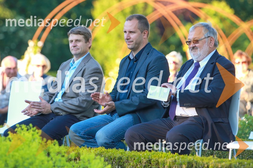  ... ; dr. Marko Soršak, župan, Občina Hoče-Slivnica; prof. dr. Igor Tičar, rektor, Univerza v MariboruVrtnice in vino, koncert v Botaničnem vrtu UM