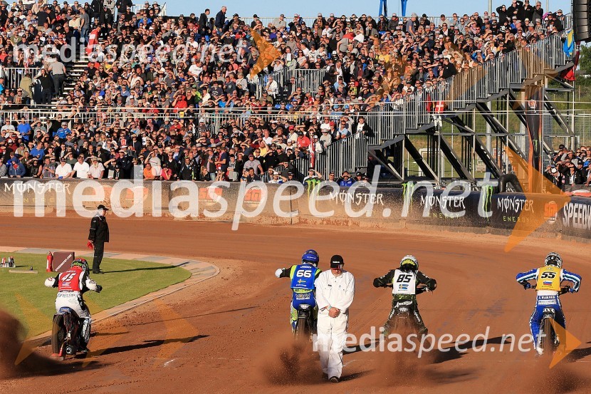  Greg  Hancock, speedwayist (ZDA);  Fredrik  Lindgren, speedwayist (Švedska);  Antonio Lindbäck, speedwayist (Švedska);  Matej Žagar, speedwayist (Slovenija)Žagar s sedmim mestom iz Danske