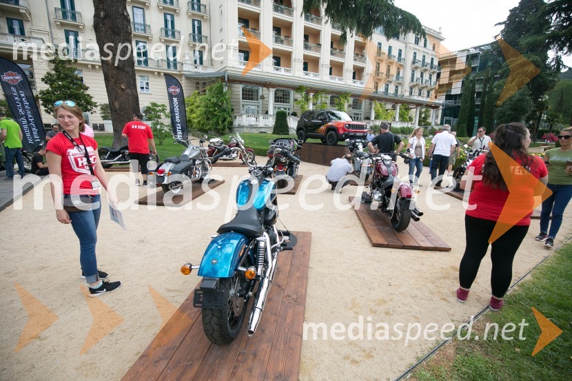 Harley-DavidsonVeliki evropski Jeep - Harley Davidson dogodek