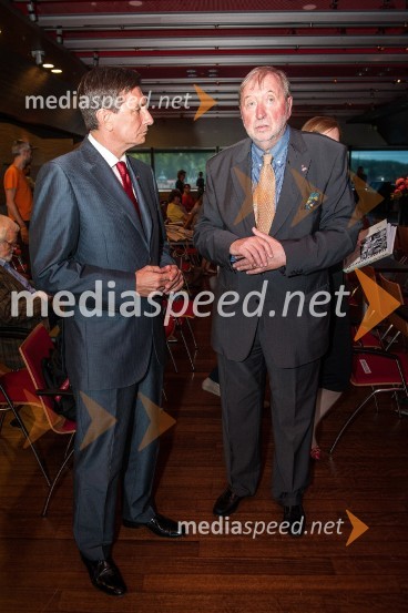  Borut Pahor, predsednik Republike Slovenije;  Dimitrij Rupel, politikSlovenija in pika, predstavitev knjige