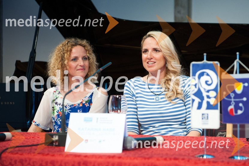  Petra  Grkman, Katrinas;  Katarina Habe, KatrinasPoletna noč 2016, novinarska konferenca in predstavitev programa