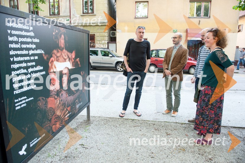  Goran Injac, umetniški vodja, Slovensko mladinsko gledališče;  ... ;  ... ;  ... 60. let Slovenskega mladinskega gledališča, otvoritev razstave