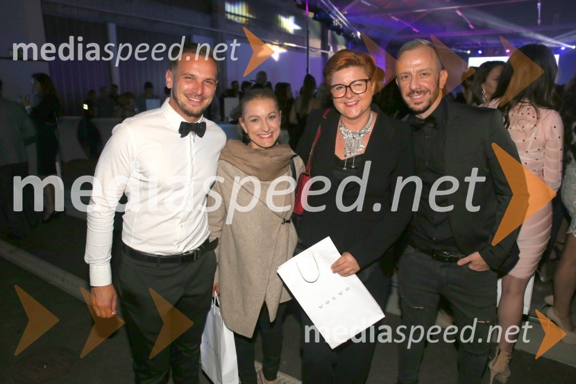  David Klobasa;  Vesna Gorjup, odvetnica;  Tatjana  Novak, direktorica podjetja Press Clipping;  Goran Pfeiler, frizer, studio OrangeTerminal D8, modni spektakel