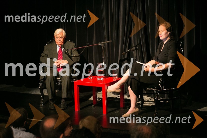  Milan Kučan, nekdanji predsednik Republike Slovenije;  Katja PeratPogovor z Milanom Kučanom v SMG