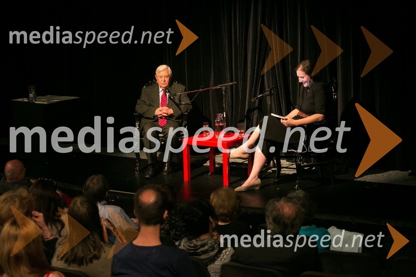  Milan Kučan, nekdanji predsednik Republike Slovenije;  Katja PeratPogovor z Milanom Kučanom v SMG