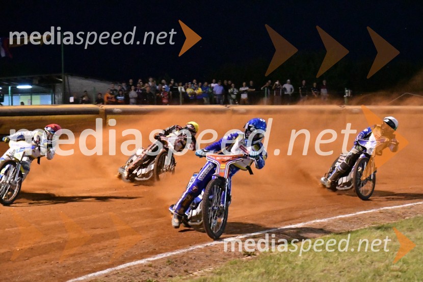  Jurica Pavlic, speedwayist (SK Unia Donji Kraljevec);  Fritz Wallner, speedwayist (Avstrija);  Matej Žagar, speedwayist (Slovenija);  József Tabaka, spedwayistŽagar do brezmadežne zmage v Lendavi