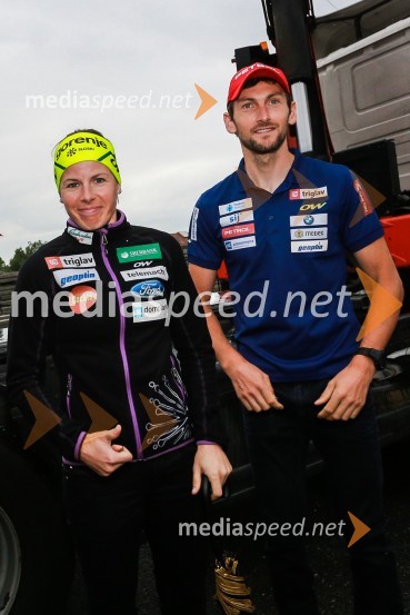  Vesna  Fabjan, smučarska tekačica;  Jakov Fak, biatlonecDan odprtih kleti 2016, Radgonske gorice