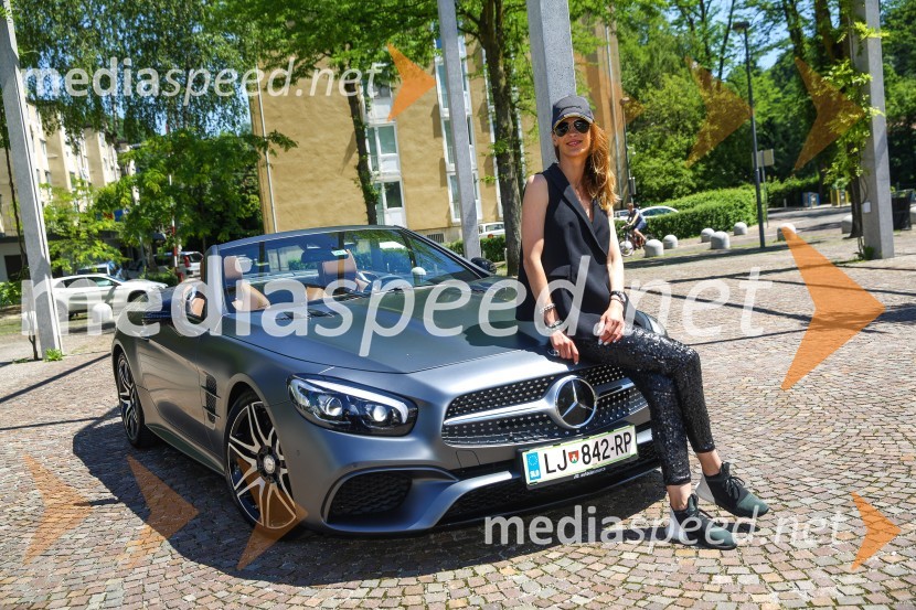  Maja  Bulc Raspopovič, lastnica agencije Model GroupPredstavitev nove generacije modelov Mercedes-Benz SL in SLC