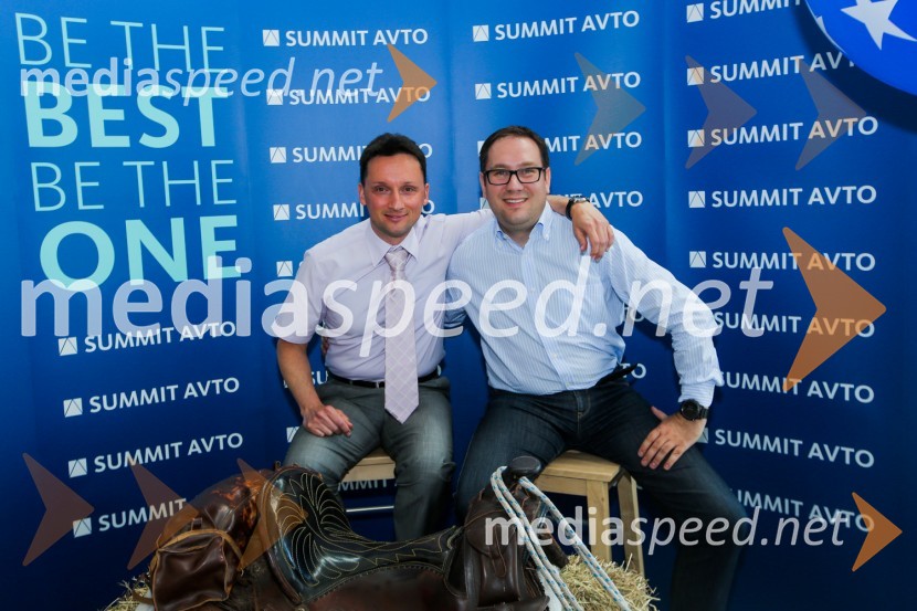  David Jurič, generalni direktor Summit motors Ljubljana;  Jaka Kavčič, generalni direktor družbe Summit Avto d.o.o.WILD WEST, dan odprtih vrat Summit avto