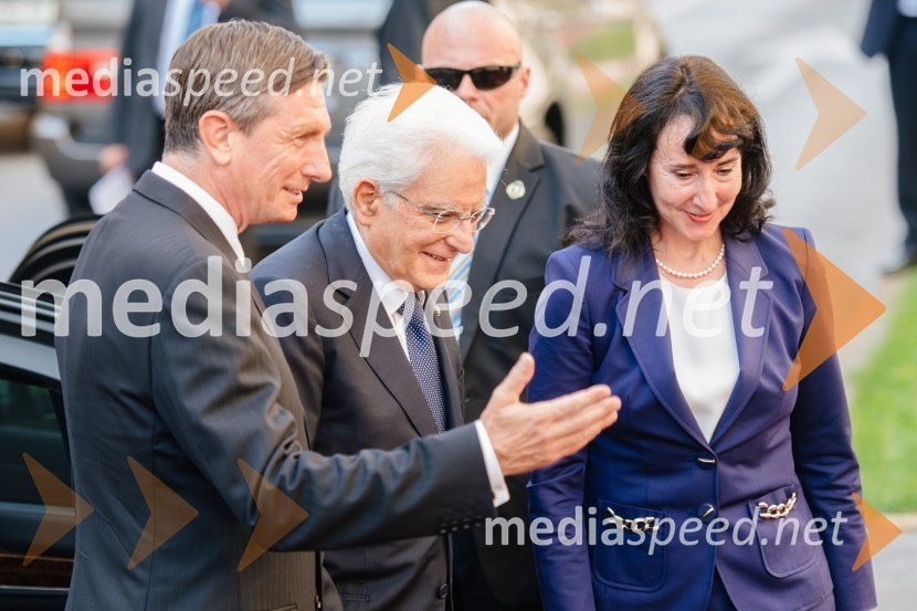  Borut Pahor, predsednik Republike Slovenije;  Sergio Mattarello, predsednik Republike Italije;  Tanja Pečar, odvetnicaOsrednja proslava ob dnevu državnosti 2016