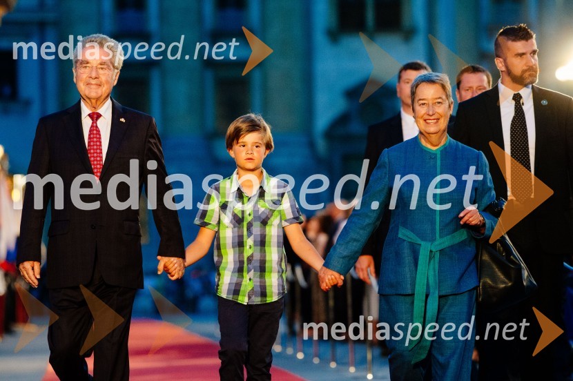 Heinz Fischer, avstrijski predsednik;  ... ;  ... Osrednja proslava ob dnevu državnosti 2016