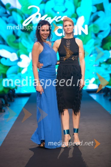  Lorella Flego, voditeljica;  Melita RejcČipkasti modni spektakel