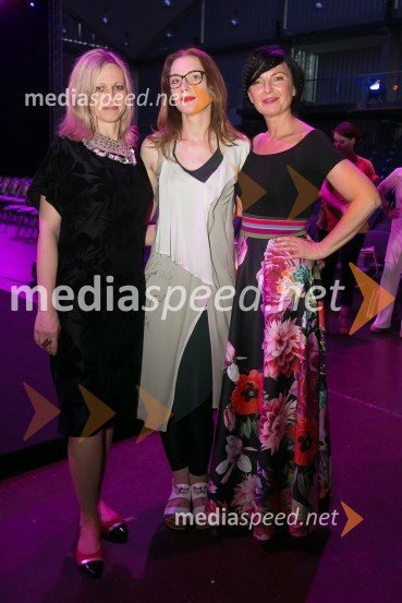  Stanka Blatnik Blagotinšek, modna kreatorka;  Mojca Celin, modna oblikovalka;  Tanja Zorn Grželj, modna oblikovalkaČipkasti modni spektakel