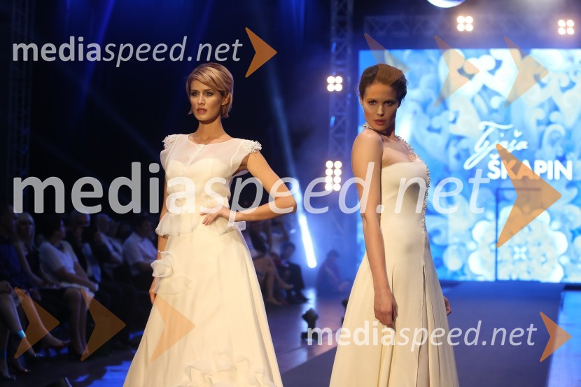   Zlata  Okugić, manekenka;  ... Čipkasti modni spektakel