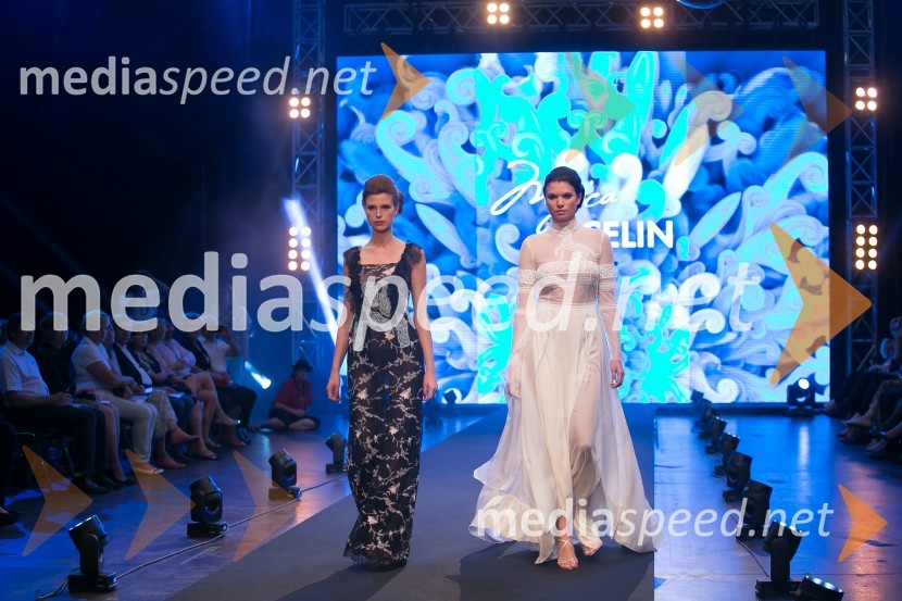  Karin Škufca, manekenka;  Daša Podržaj, manekenkaČipkasti modni spektakel