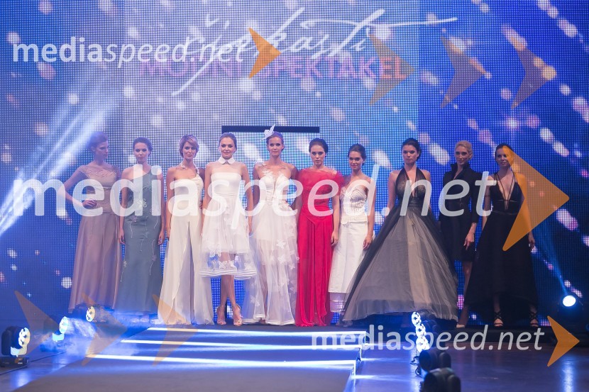  Karin Škufca, manekenka;  Barbara Petarka, manekenka;   Zlata  Okugić, manekenka;  Iryna  Osypenko, manekenka;  Tjaša  Kokalj Jerala, manekenka, voditeljica;  ... ;  ... ;  Daša Podržaj, manekenka;  Manca Simčič, manekenka;  Mirela  Korač, manekenkaČipkasti modni spektakel