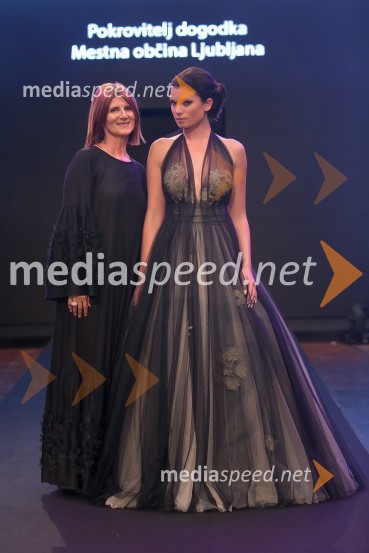  Maja Štamol Droljc, modna oblikovalka;  Daša Podržaj, manekenkaČipkasti modni spektakel