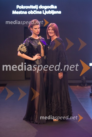 Karin Škufca, manekenka;  Maja Štamol Droljc, modna oblikovalkaČipkasti modni spektakel