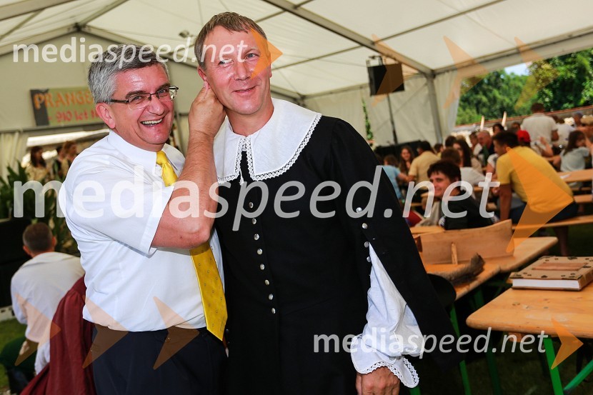 prof. dr. Borut Holcman, predstojnik Inštituta za filozofijo, zgodovino in ikonografijo prava na Pravni fakulteti UM;  Stanislav Rojko, župan, občina Gornja RadgonaPrangerjada 2016, sobota