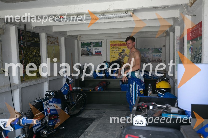  Matej Žagar, speedwayist (Slovenija)Žagar v Ljubljani s tretjim maksimumom, prve stopničke Škorje