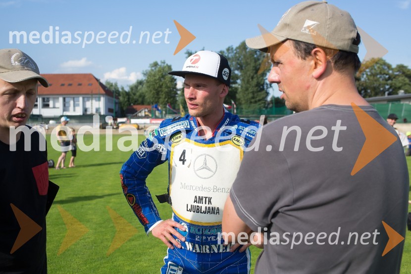  Matej Žagar, speedwayist (Slovenija)Žagar v Ljubljani s tretjim maksimumom, prve stopničke Škorje