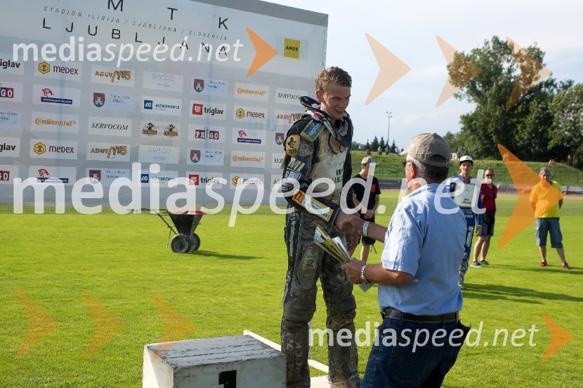  Nick Škorja, speedwayist (AMTK Ljubljana)Žagar v Ljubljani s tretjim maksimumom, prve stopničke Škorje