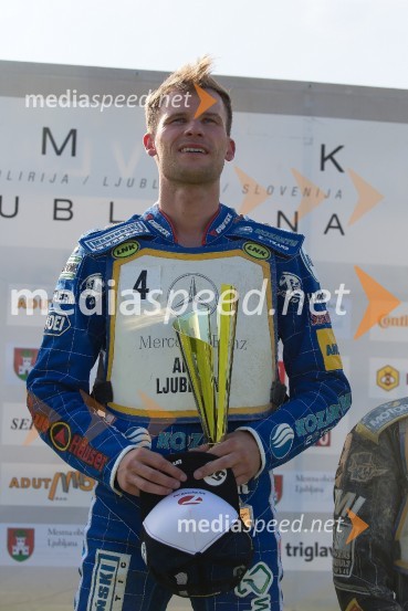  Matej Žagar, speedwayist (Slovenija)Žagar v Ljubljani s tretjim maksimumom, prve stopničke Škorje