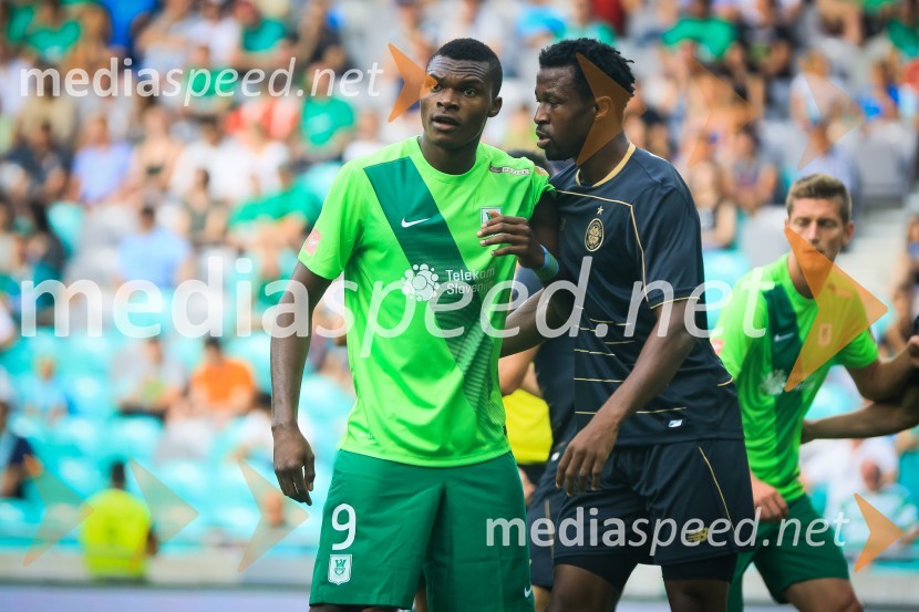  Blessing Eleke, nogometaš, NK Olimpija;  ... NK Olimpija izgubila proti škotskemu Celtic FC