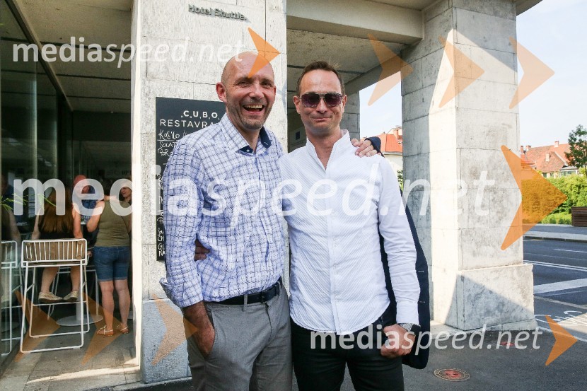  Tomislav Čeh, generalni direktor, Union hoteli d.d.;  Sandi Kovačević, Hotel Cubo5. obletnica hotela Cubo