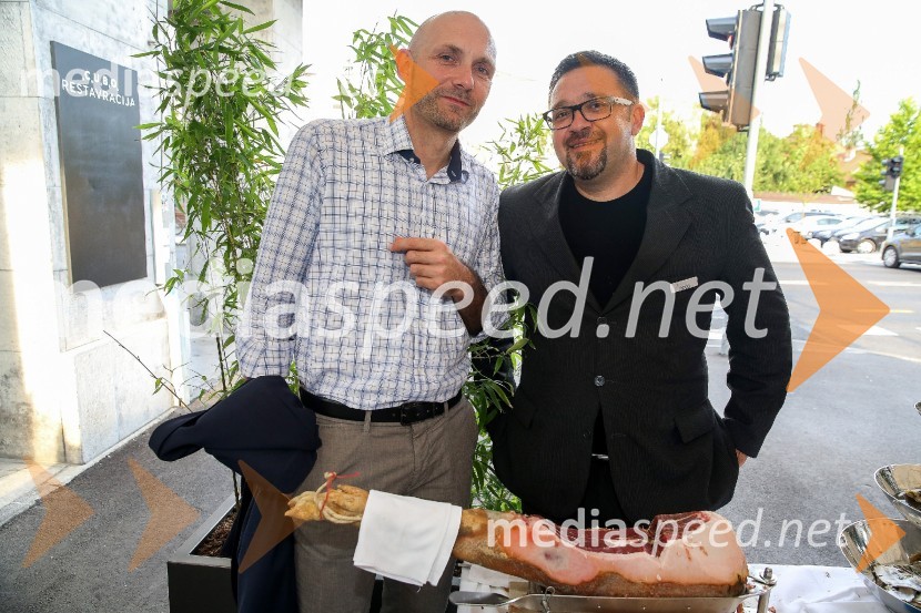  Tomislav Čeh, generalni direktor, Union hoteli d.d.;  Milodrag Gogić, Hotel Cubo5. obletnica hotela Cubo