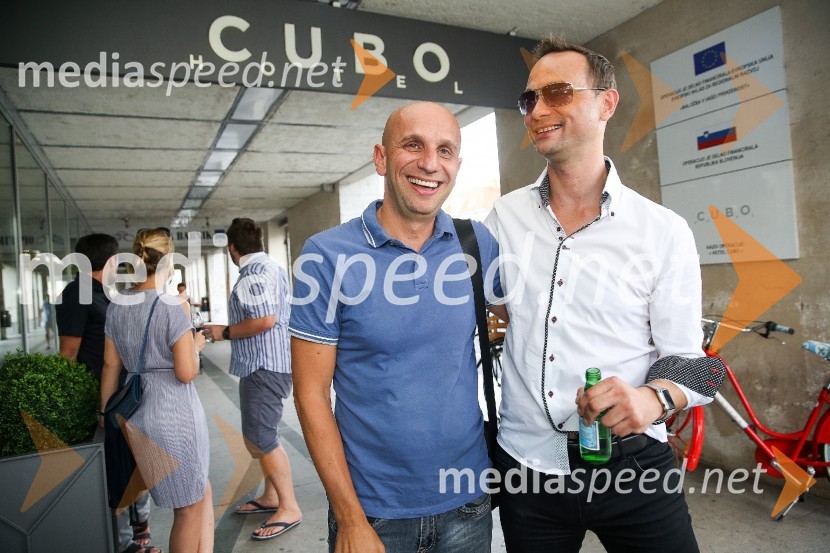  Dragan Kutnar;  Sandi Kovačević, Hotel Cubo5. obletnica hotela Cubo