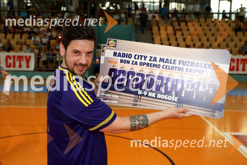  Tine Križanič, Reporter Milan, Radio CityŠ'te miške vs. Pohano United, nogometni dvoboj Radia City
