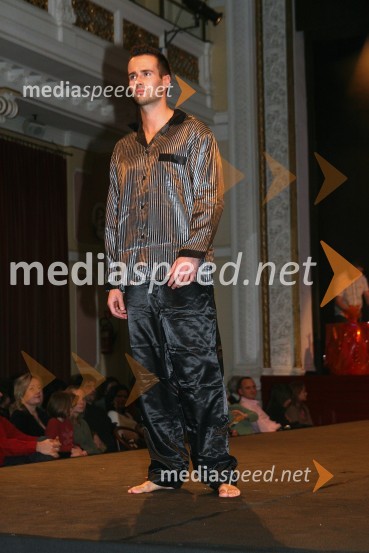 Gašper Grošelj, manekenModna revija Modni vulkan