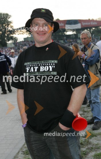 Zanimiva majica enega izmed navijačevSPEEDWAY, Speedway Grand Prix - VN Poljske 2005 dirka