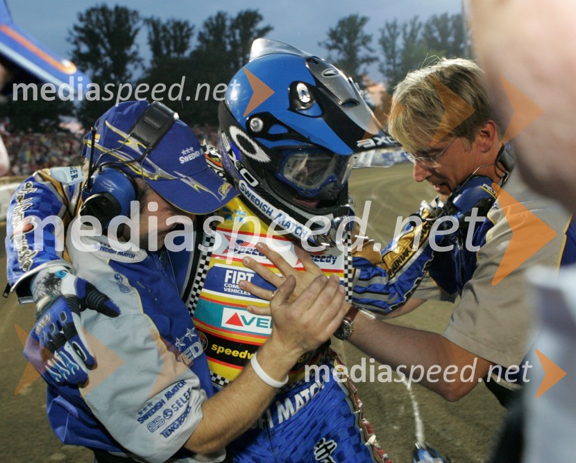 Tony Rickardsson, Švedska s svojo ekipoSPEEDWAY, Speedway Grand Prix - VN Poljske 2005 dirka