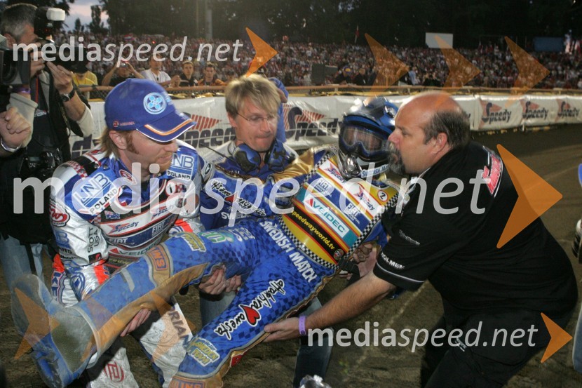 Tony Rickardsson, Švedska s svojo ekipoSPEEDWAY, Speedway Grand Prix - VN Poljske 2005 dirka
