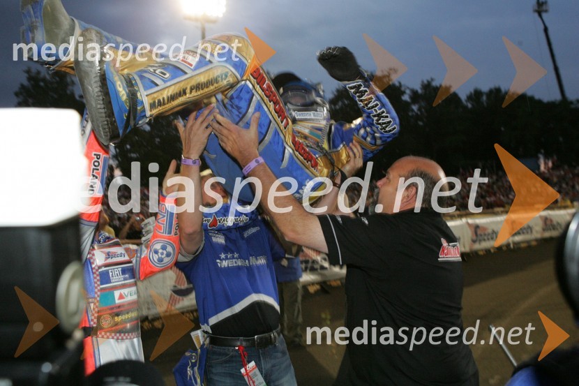 Tony Rickardsson, Švedska s svojo ekipoSPEEDWAY, Speedway Grand Prix - VN Poljske 2005 dirka