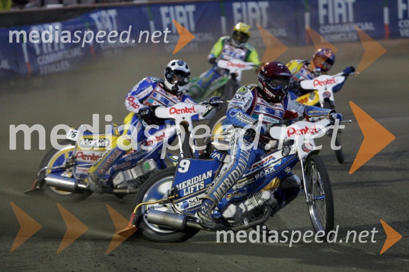 Piotr Protasiewicz, Poljska in Hans Andersen, DanskaSPEEDWAY, Speedway Grand Prix - VN Poljske 2005 dirka