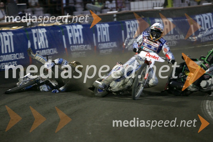 Hans Andersen, Danska in Jason Crump, AvstralijaSPEEDWAY, Speedway Grand Prix - VN Poljske 2005 dirka