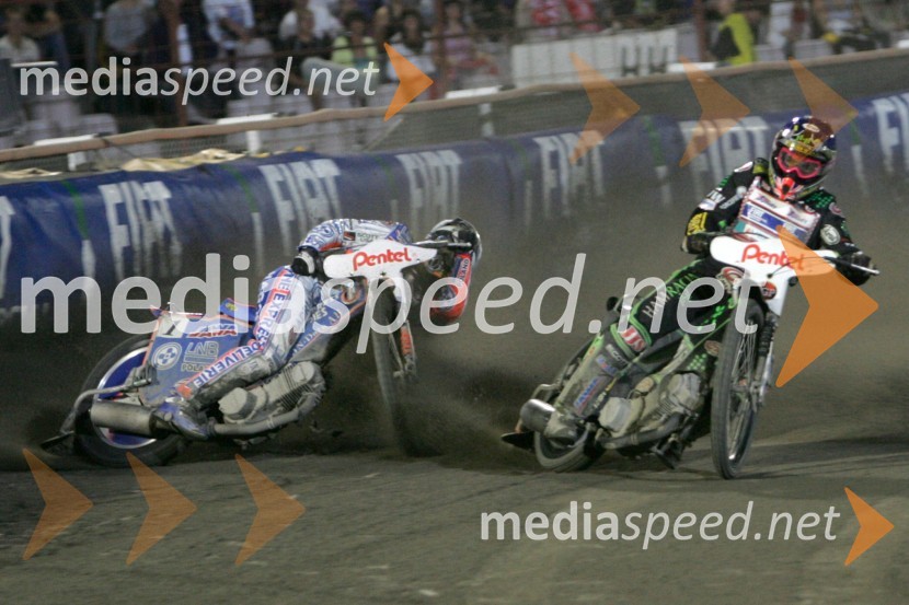 Jason Crump, Avstralija in Scott Nicholls, Velika BritanijaSPEEDWAY, Speedway Grand Prix - VN Poljske 2005 dirka