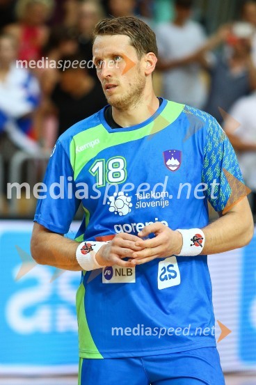  David Miklavčič, rokometašPrijateljska rokometna tekma med Slovenijo in Hrvaško